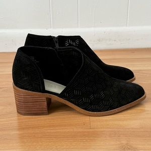 1.State IDDAH Perforated Cutout Suede Leather Bootie NWT Size 10(40)